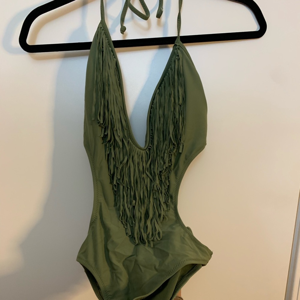 Ree Bees Green Monokini